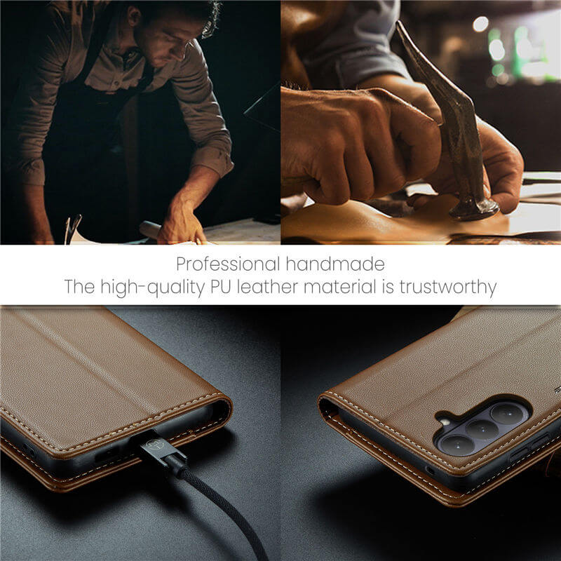 CaseMe Samsung Galaxy S26 Plus Wallet RFID Blocking Case