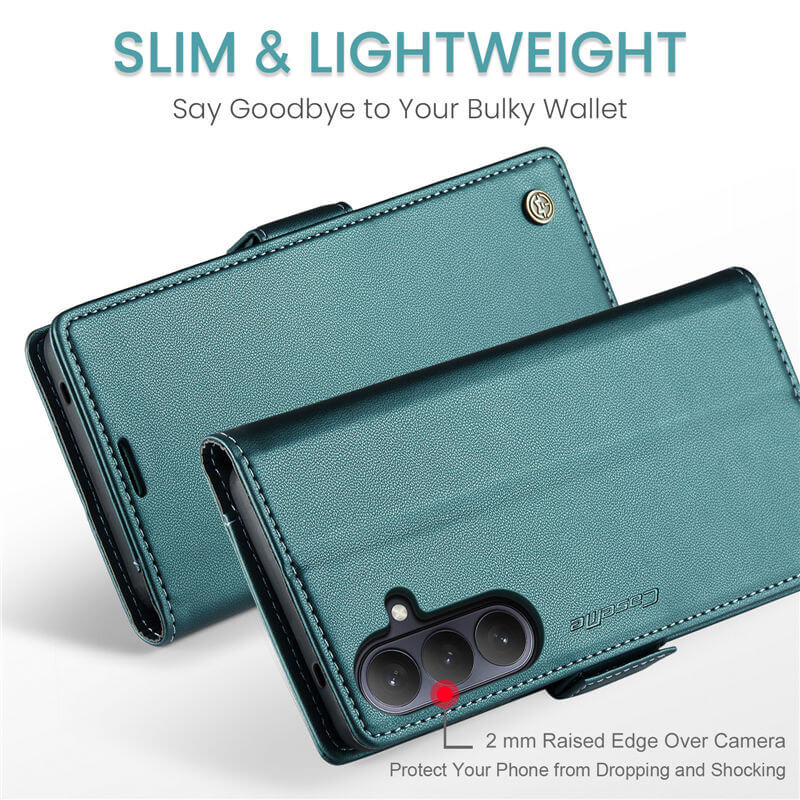 CaseMe Samsung Galaxy S26 Wallet RFID Blocking Case