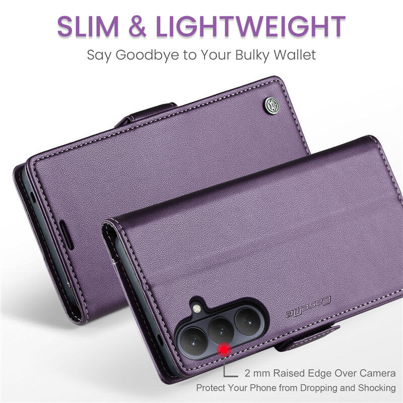 CaseMe Samsung Galaxy S26 Plus Wallet RFID Blocking Case