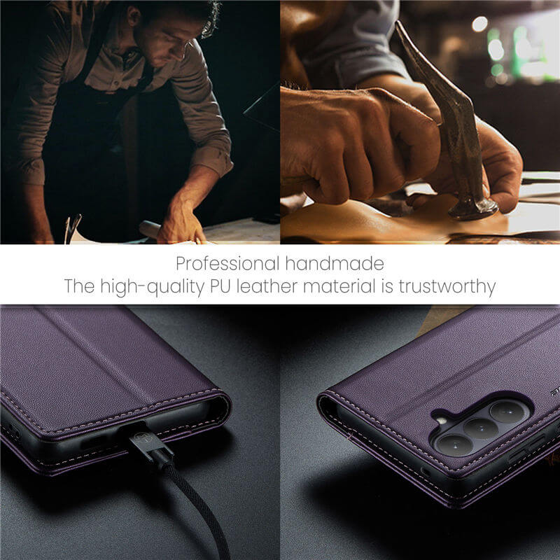 CaseMe Samsung Galaxy S26 Plus Wallet RFID Blocking Case