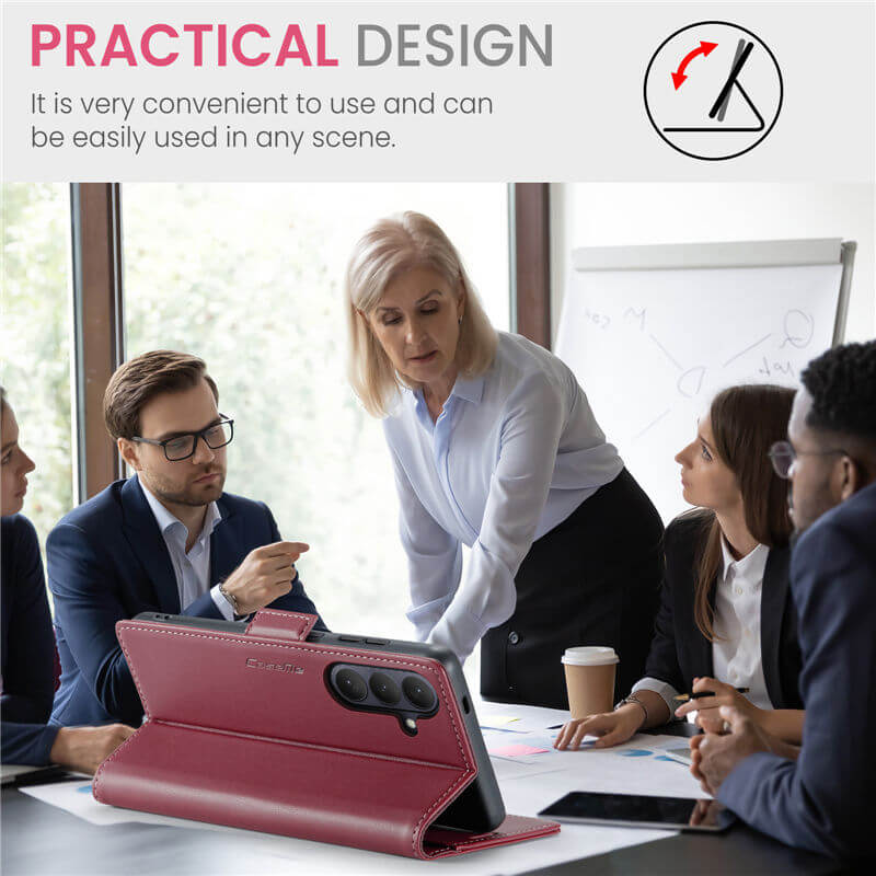 CaseMe Samsung Galaxy S26 Wallet RFID Blocking Case