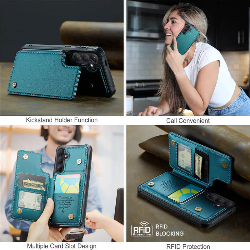 CaseMe Samsung Galaxy S26 RFID Blocking Card Holder Case