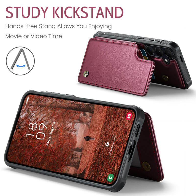 CaseMe Samsung Galaxy S26 RFID Blocking Card Holder Case