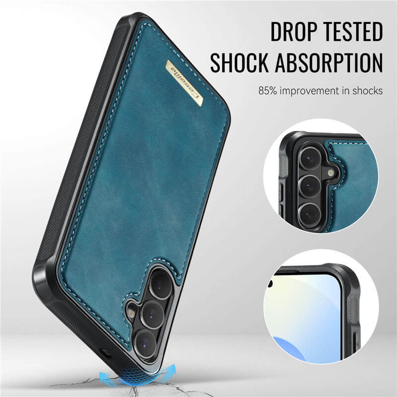 CaseMe Samsung Galaxy S26 Plus 2-in-1 Detachable Magnetic Wallet Case
