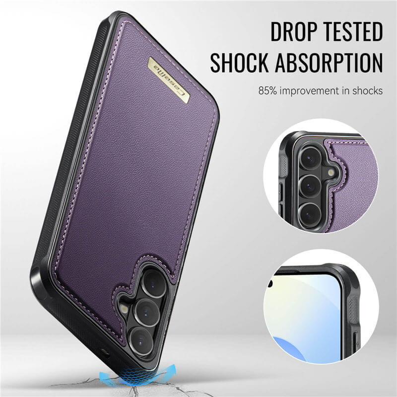 CaseMe Samsung Galaxy S26 2-in-1 Detachable Magnetic Wallet Case