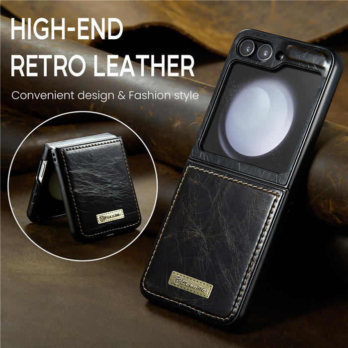 CaseMe Samsung Galaxy Z Flip5 Retro Leather Case