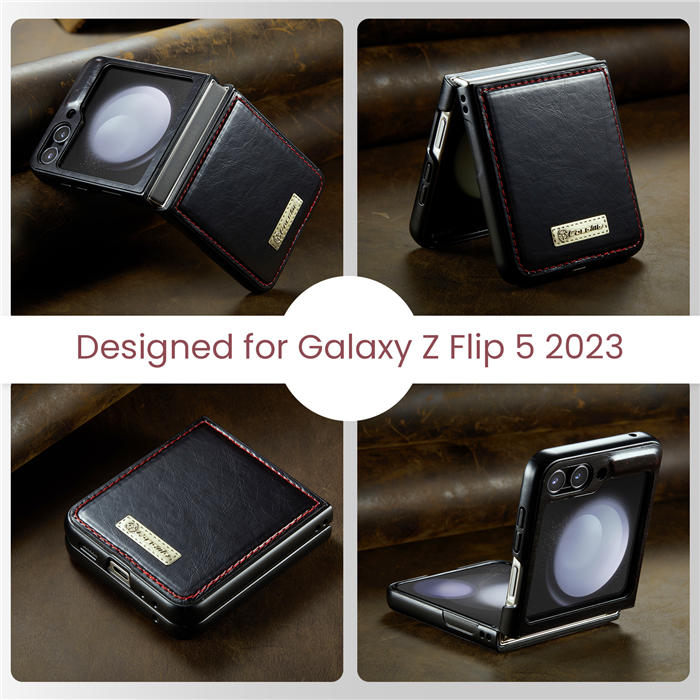 CaseMe Samsung Galaxy Z Flip5 Retro Leather Case