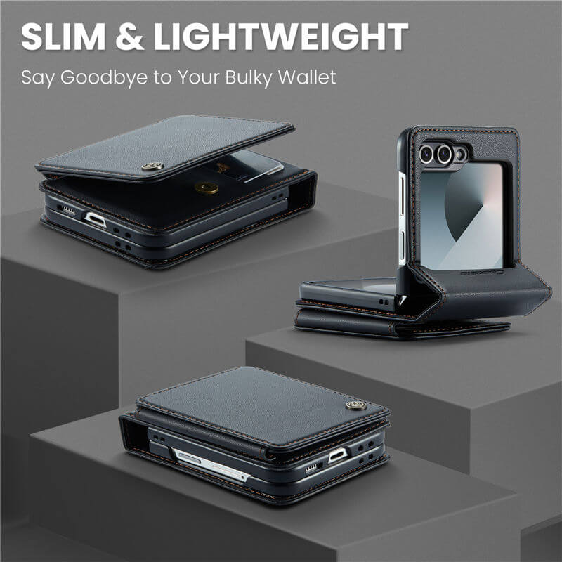 CaseMe Samsung Galaxy Z Flip7 FE RFID Blocking Card Holder Case