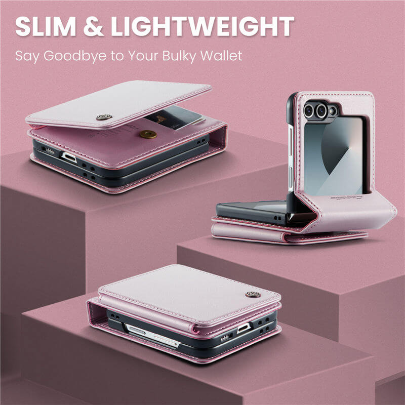 CaseMe Samsung Galaxy Z Flip7 FE RFID Blocking Card Holder Case