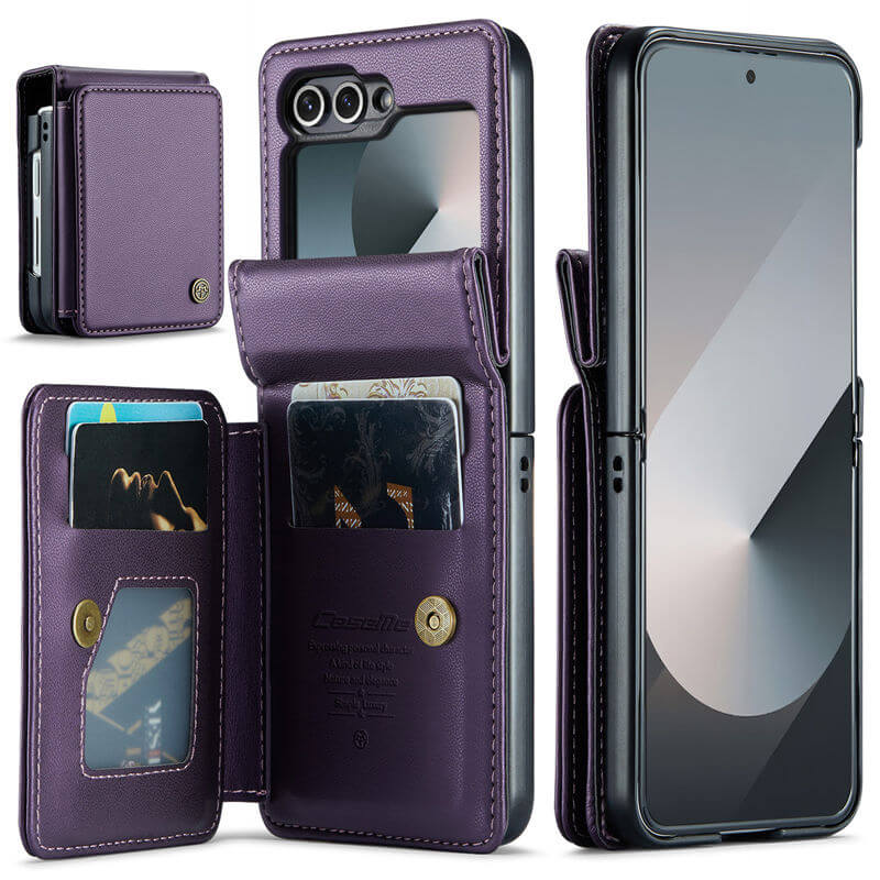 CaseMe Samsung Galaxy Z Flip7 FE RFID Blocking Card Holder Case