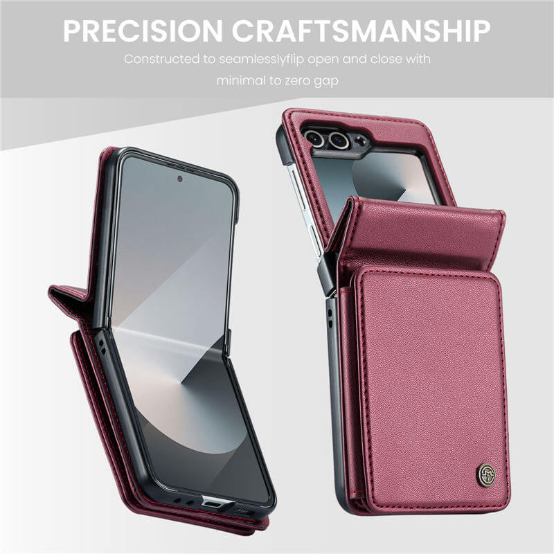 CaseMe Samsung Galaxy Z Flip7 FE RFID Blocking Card Holder Case