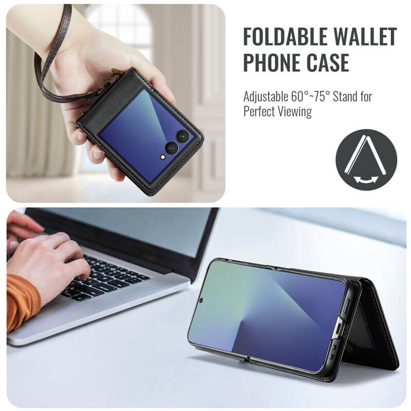 CaseMe Samsung Galaxy Z Flip8 RFID Blocking Card Holder Case