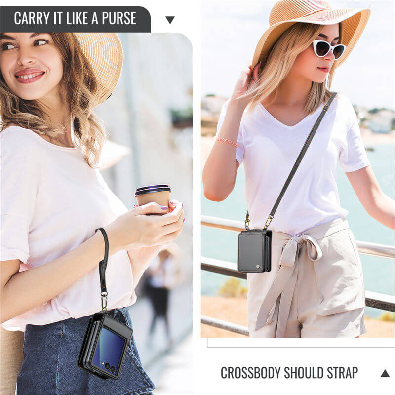 CaseMe Samsung Galaxy Z Flip8 RFID Blocking Card Holder Case