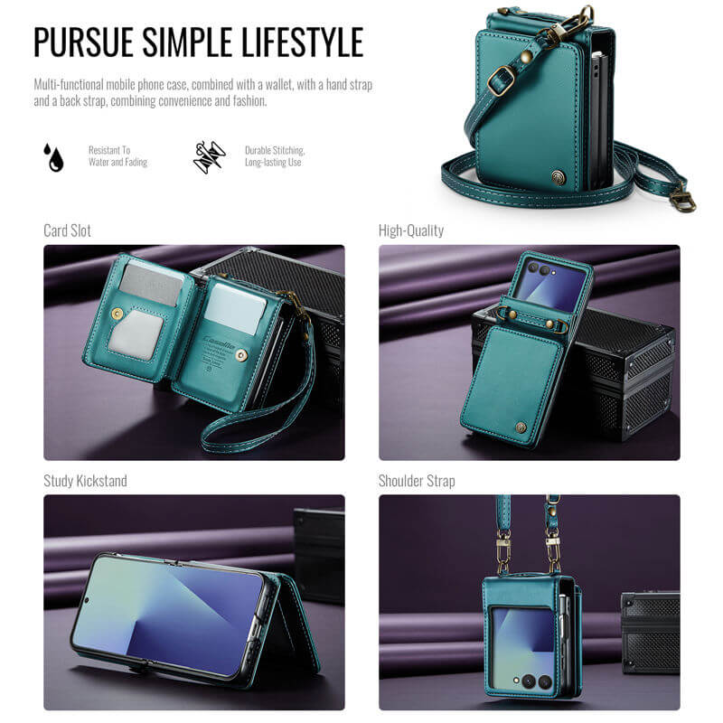 CaseMe Samsung Galaxy Z Flip8 RFID Blocking Card Holder Case