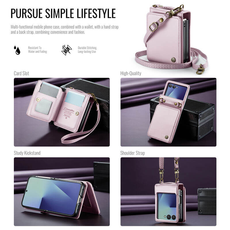 CaseMe Samsung Galaxy Z Flip8 RFID Blocking Card Holder Case