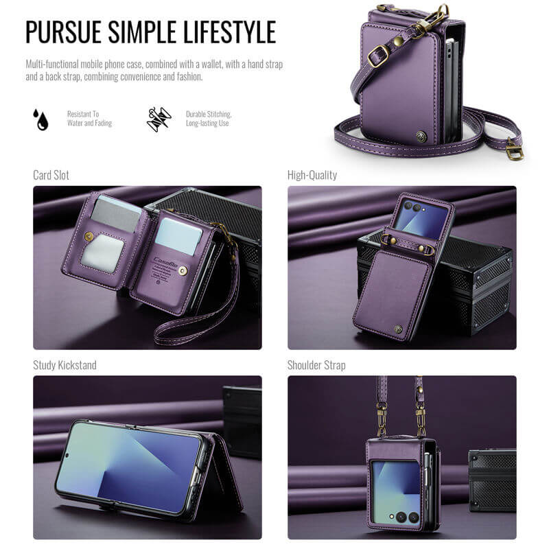CaseMe Samsung Galaxy Z Flip8 RFID Blocking Card Holder Case