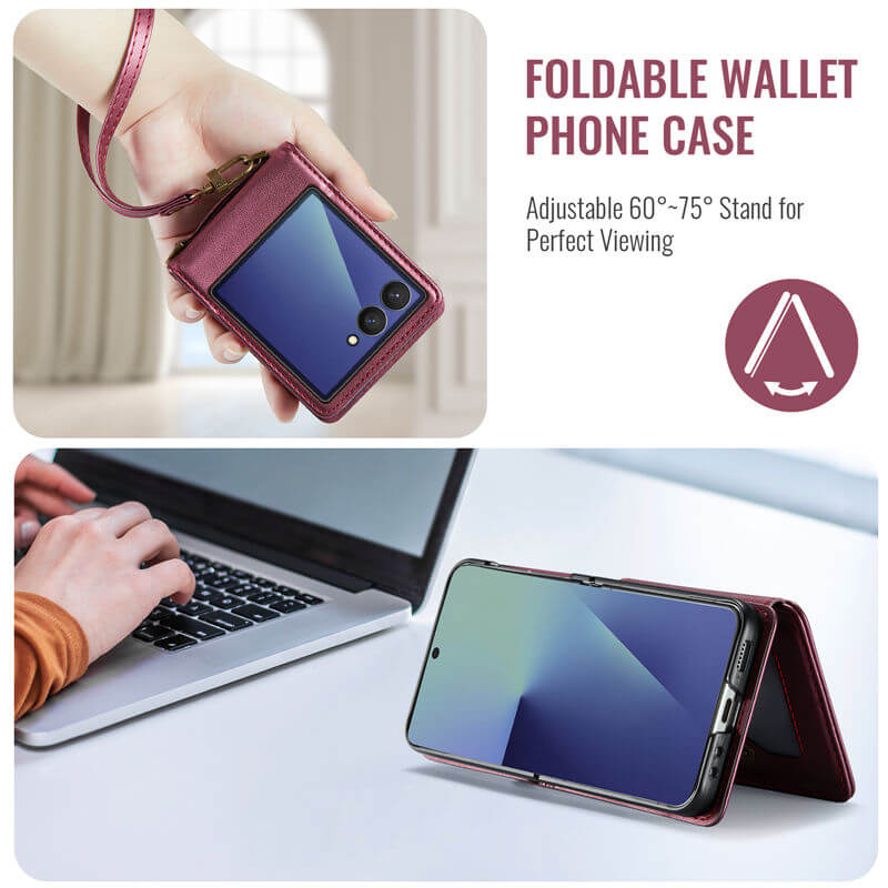 CaseMe Samsung Galaxy Z Flip8 RFID Blocking Card Holder Case
