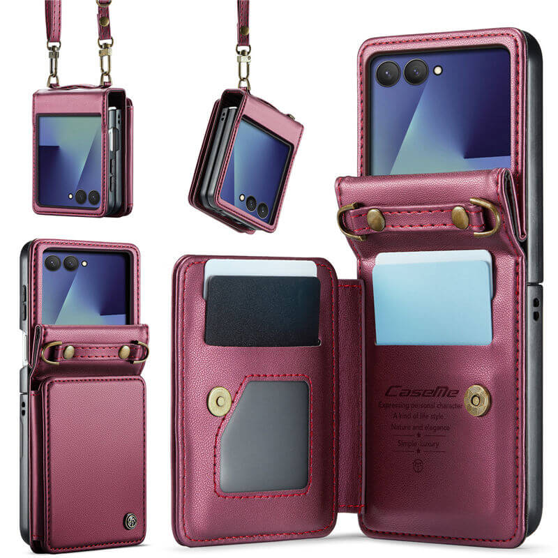CaseMe Samsung Galaxy Z Flip8 RFID Blocking Card Holder Case