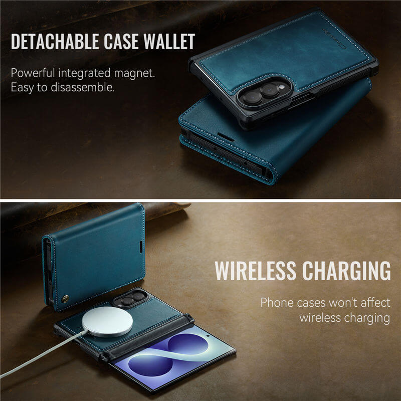 CaseMe Samsung Galaxy Z Fold8 2-in-1 Magnetic Wallet Case