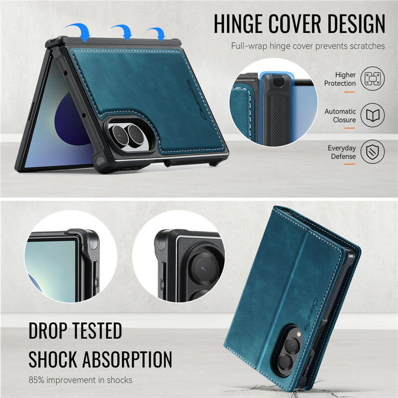 CaseMe Samsung Galaxy Z Fold8 2-in-1 Magnetic Wallet Case