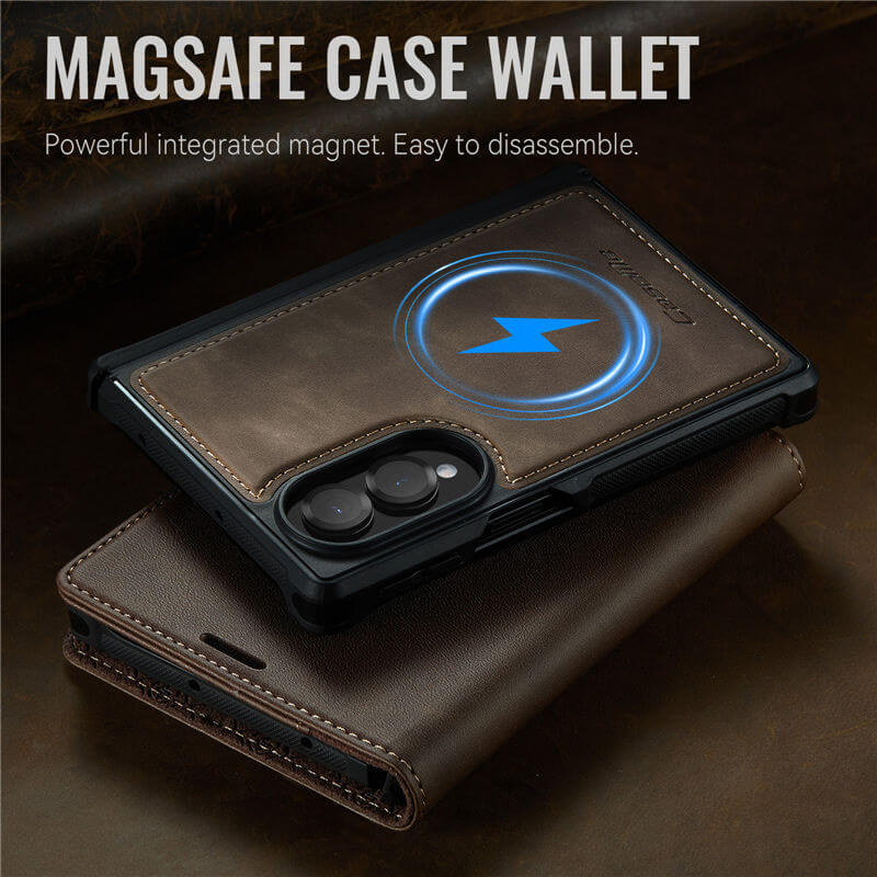 CaseMe Samsung Galaxy Z Fold8 2-in-1 Magnetic Wallet Case