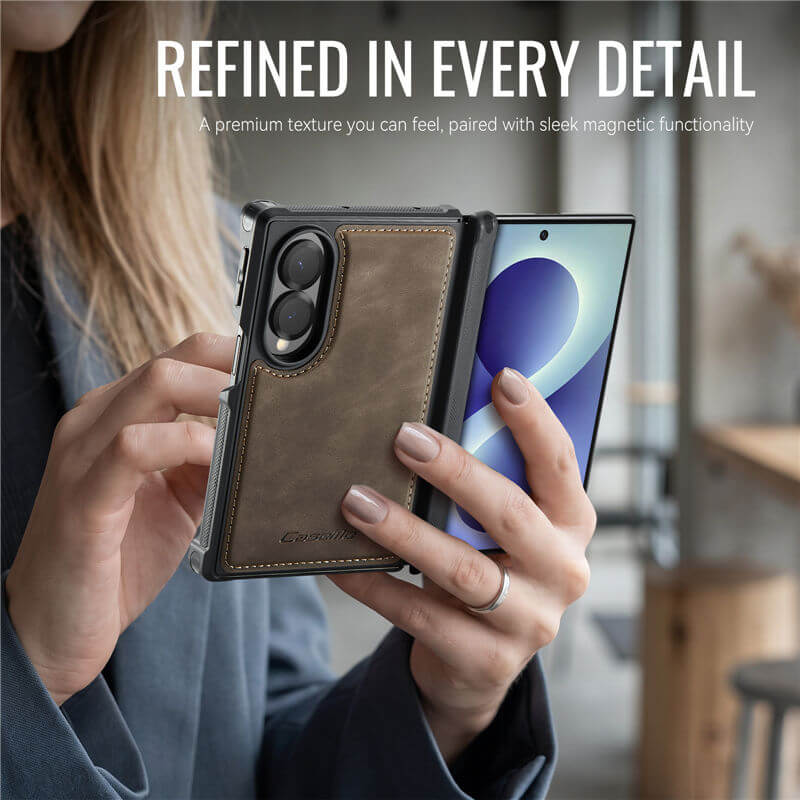 CaseMe Samsung Galaxy Z Fold8 2-in-1 Magnetic Wallet Case
