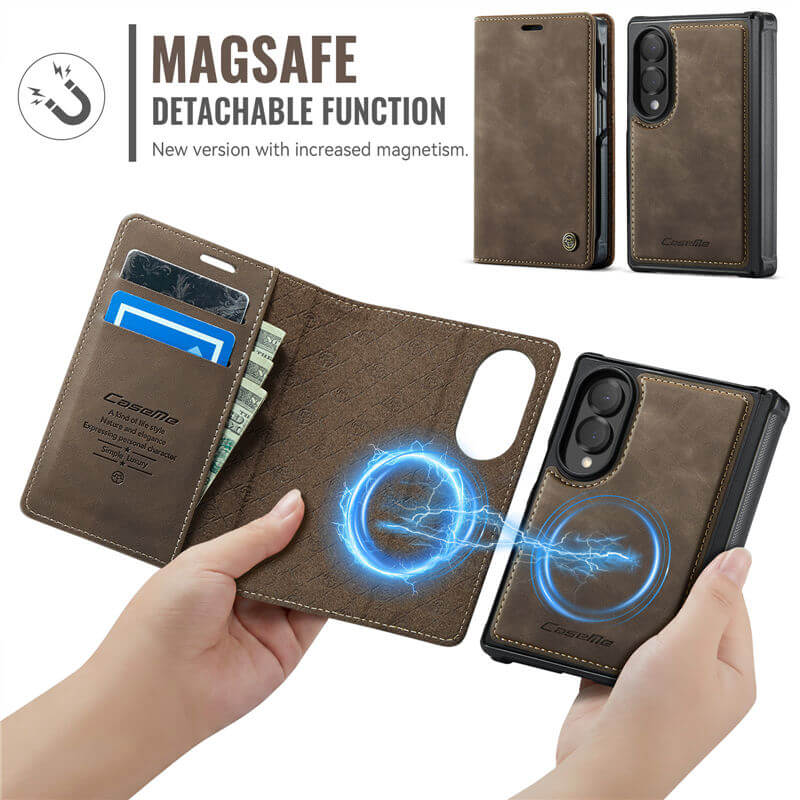 CaseMe Samsung Galaxy Z Fold8 2-in-1 Magnetic Wallet Case