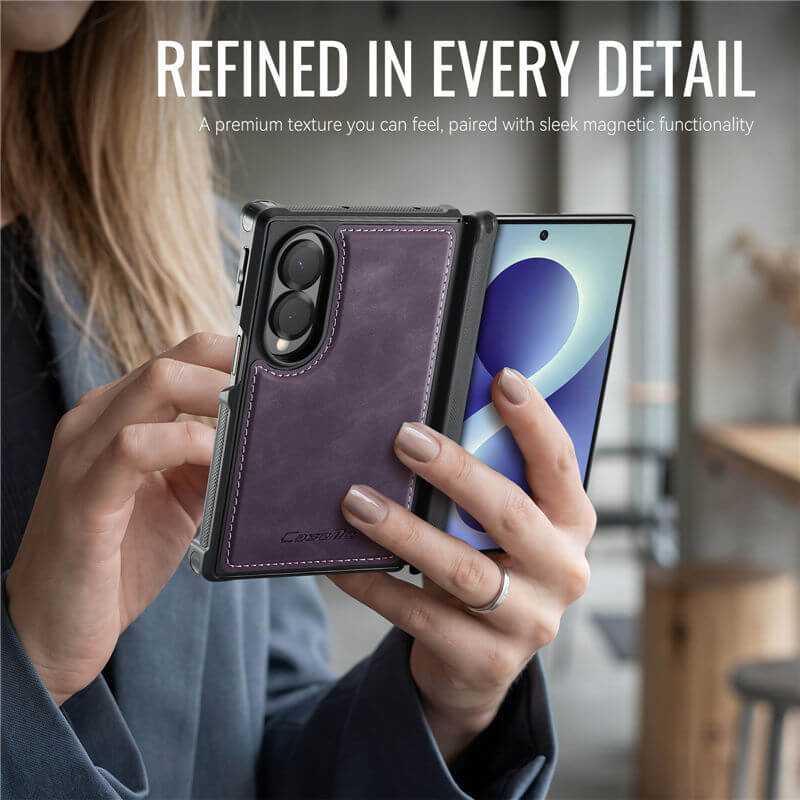 CaseMe Samsung Galaxy Z Fold8 2-in-1 Magnetic Wallet Case