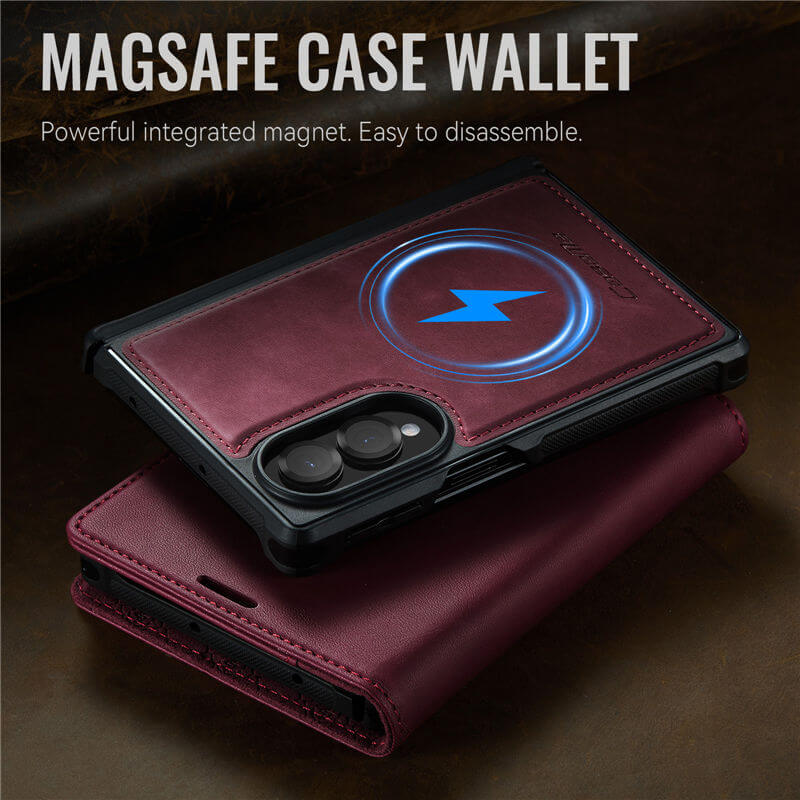 CaseMe Samsung Galaxy Z Fold8 2-in-1 Magnetic Wallet Case