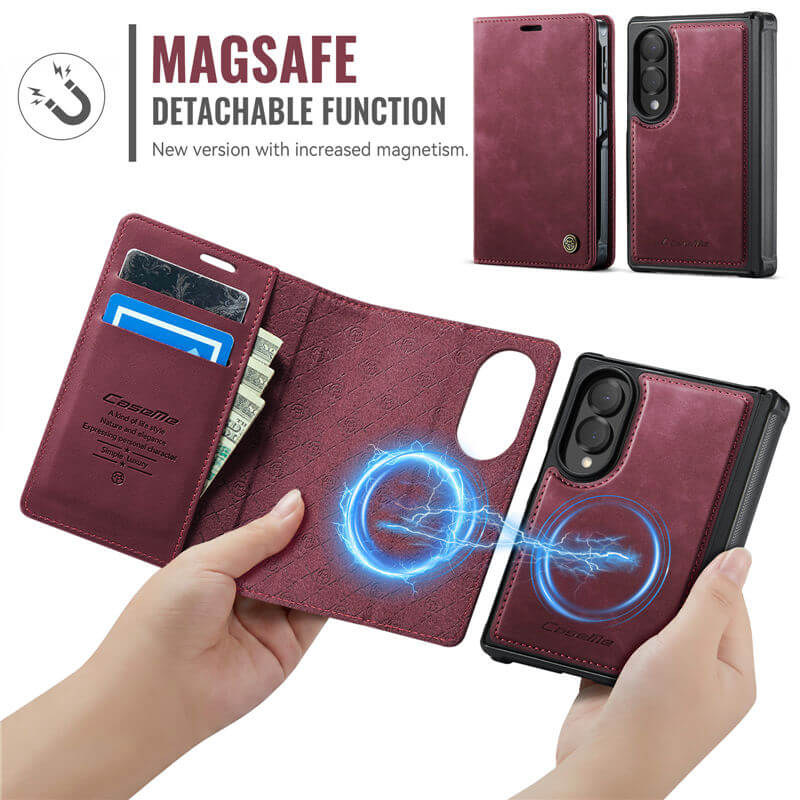 CaseMe Samsung Galaxy Z Fold8 2-in-1 Magnetic Wallet Case
