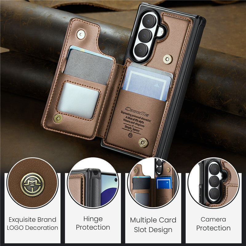 CaseMe Samsung Galaxy Z Fold8 Ultra RFID Blocking Card Holder Case