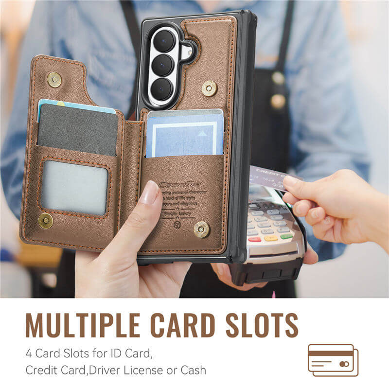 CaseMe Samsung Galaxy Z Fold8 Ultra RFID Blocking Card Holder Case