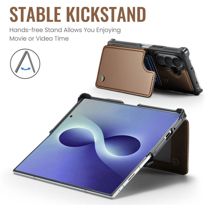 CaseMe Samsung Galaxy Z Fold8 Ultra RFID Blocking Card Holder Case