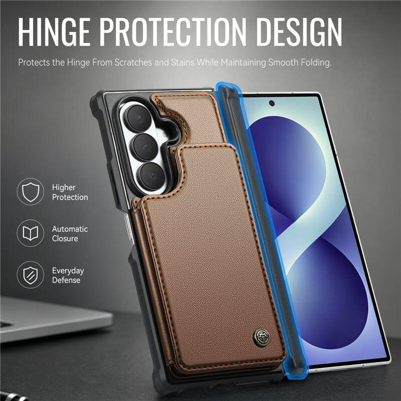CaseMe Samsung Galaxy Z Fold8 Ultra RFID Blocking Card Holder Case