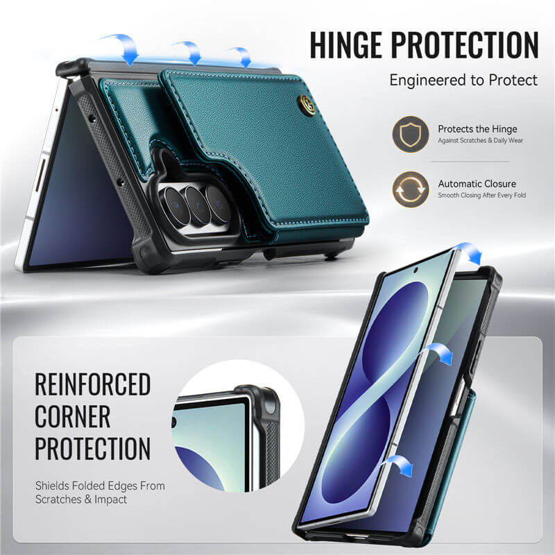 CaseMe Samsung Galaxy Z Fold8 Ultra RFID Blocking Card Holder Case