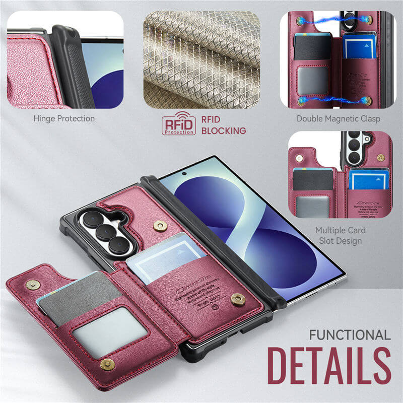 CaseMe Samsung Galaxy Z Fold8 Ultra RFID Blocking Card Holder Case