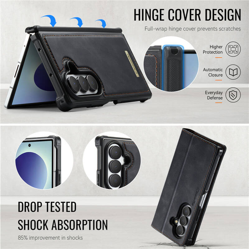 CaseMe Samsung Galaxy Z Fold8 Ultra 2-in-1 Magnetic Wallet Case