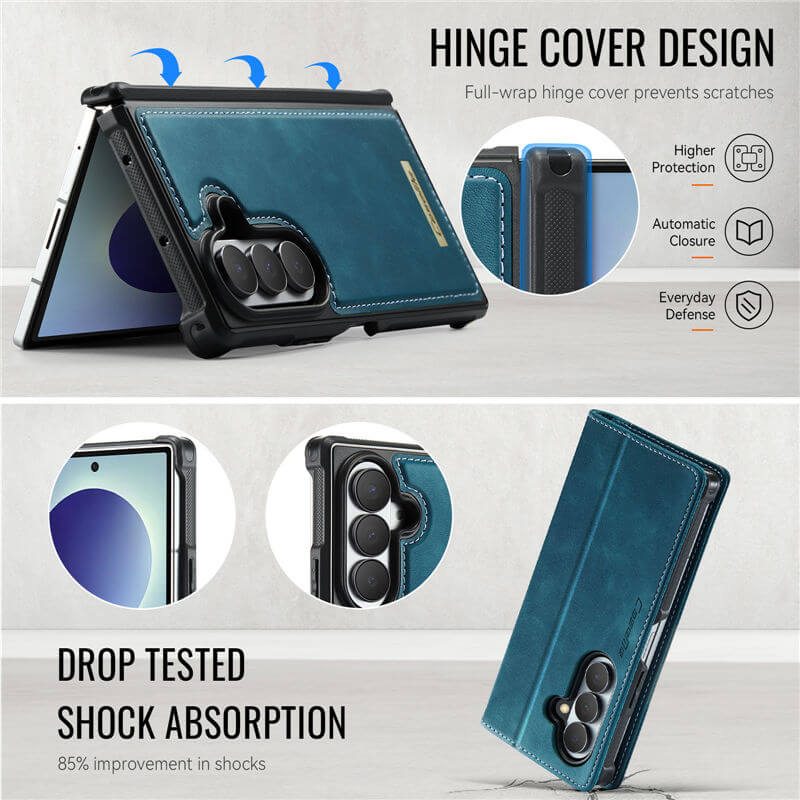 CaseMe Samsung Galaxy Z Fold8 Ultra 2-in-1 Magnetic Wallet Case