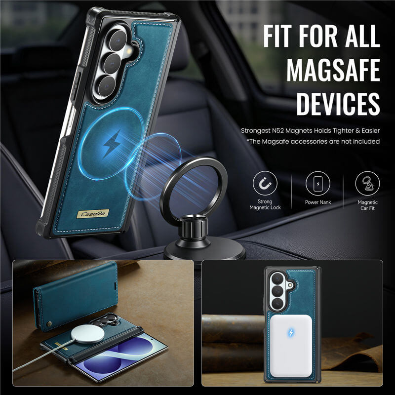CaseMe Samsung Galaxy Z Fold8 Ultra 2-in-1 Magnetic Wallet Case