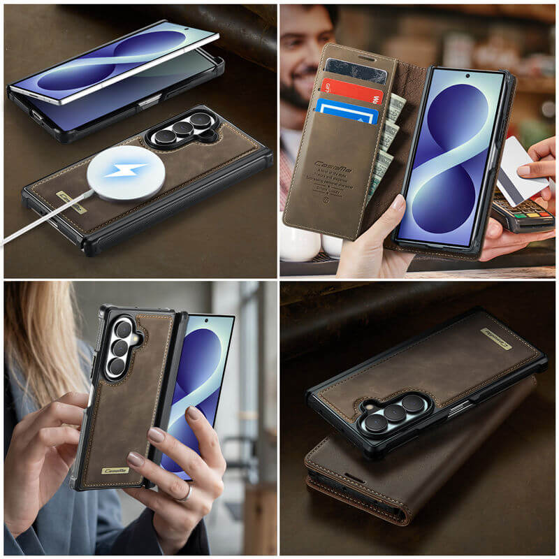 CaseMe Samsung Galaxy Z Fold8 Ultra 2-in-1 Magnetic Wallet Case