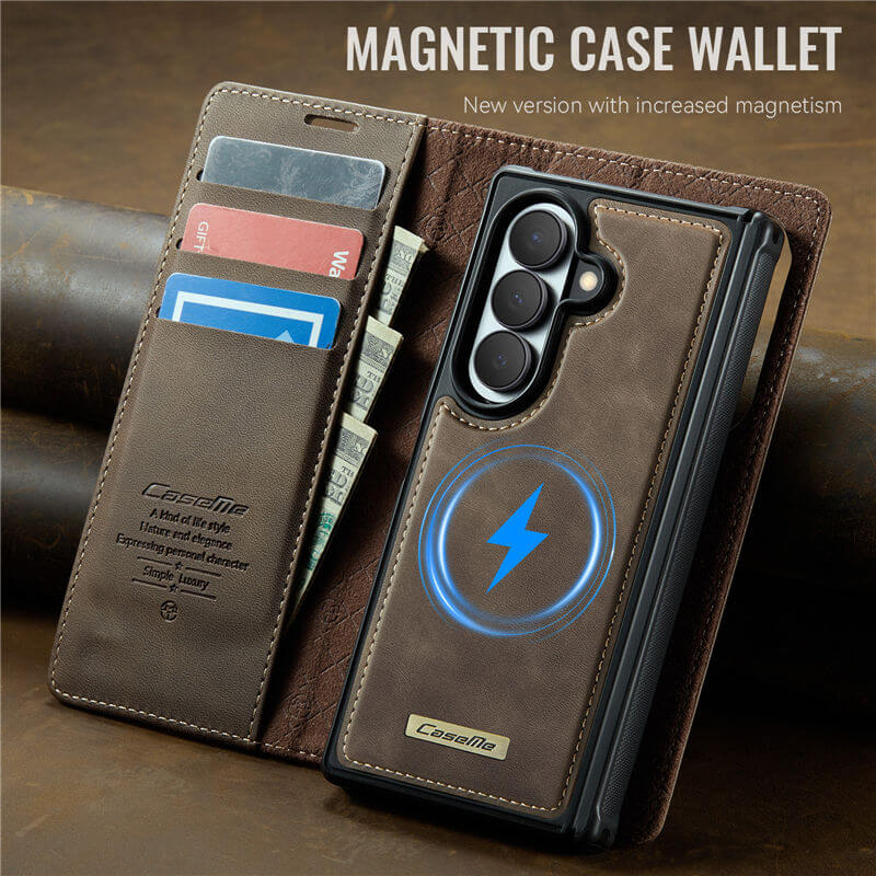 CaseMe Samsung Galaxy Z Fold8 Ultra 2-in-1 Magnetic Wallet Case