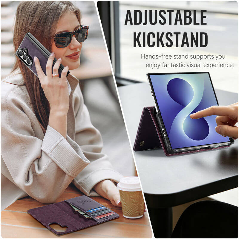 CaseMe Samsung Galaxy Z Fold8 Ultra 2-in-1 Magnetic Wallet Case