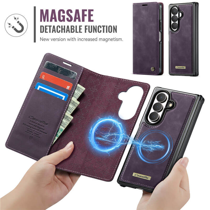 CaseMe Samsung Galaxy Z Fold8 Ultra 2-in-1 Magnetic Wallet Case