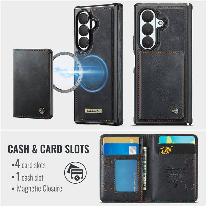 CaseMe Samsung Galaxy Z Fold8 Ultra Detachable Magnetic Wallet Case