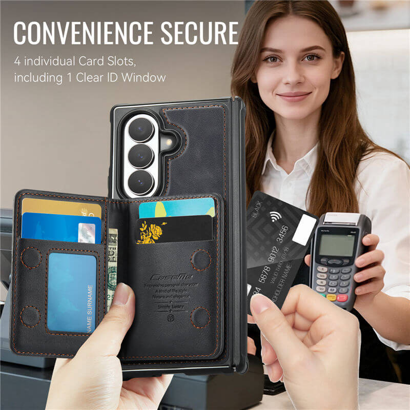 CaseMe Samsung Galaxy Z Fold8 Ultra Detachable Magnetic Wallet Case