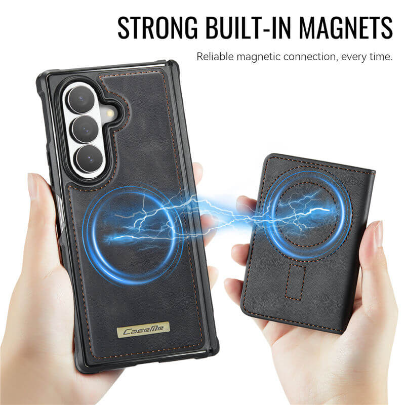 CaseMe Samsung Galaxy Z Fold8 Ultra Detachable Magnetic Wallet Case