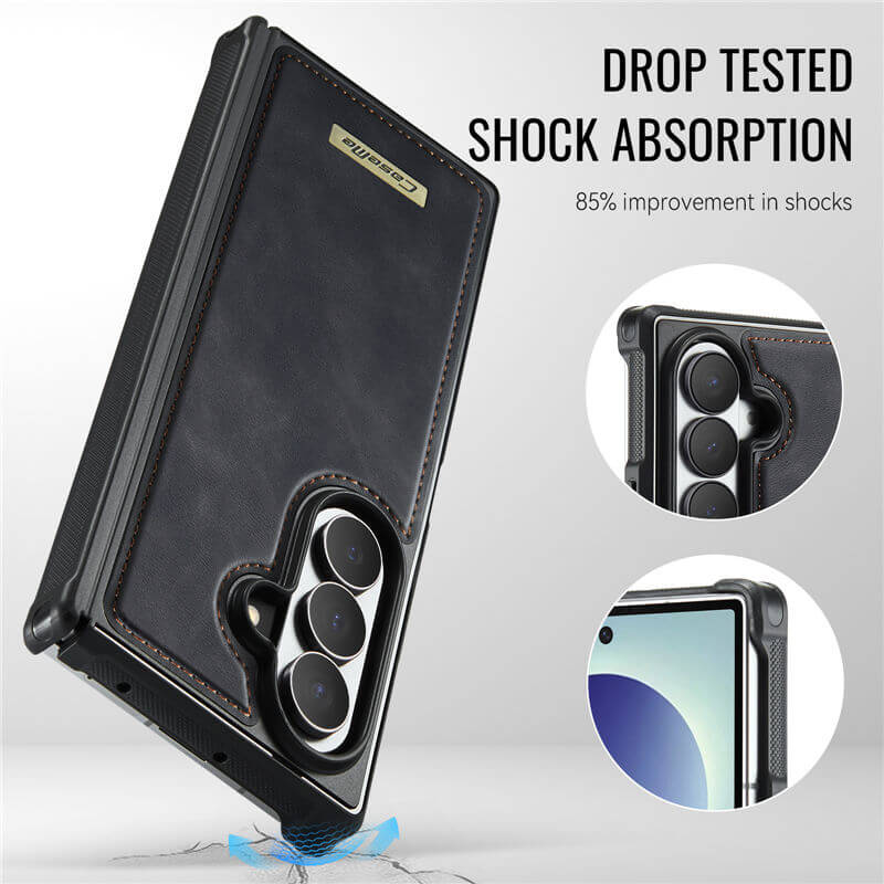 CaseMe Samsung Galaxy Z Fold8 Ultra Detachable Magnetic Wallet Case