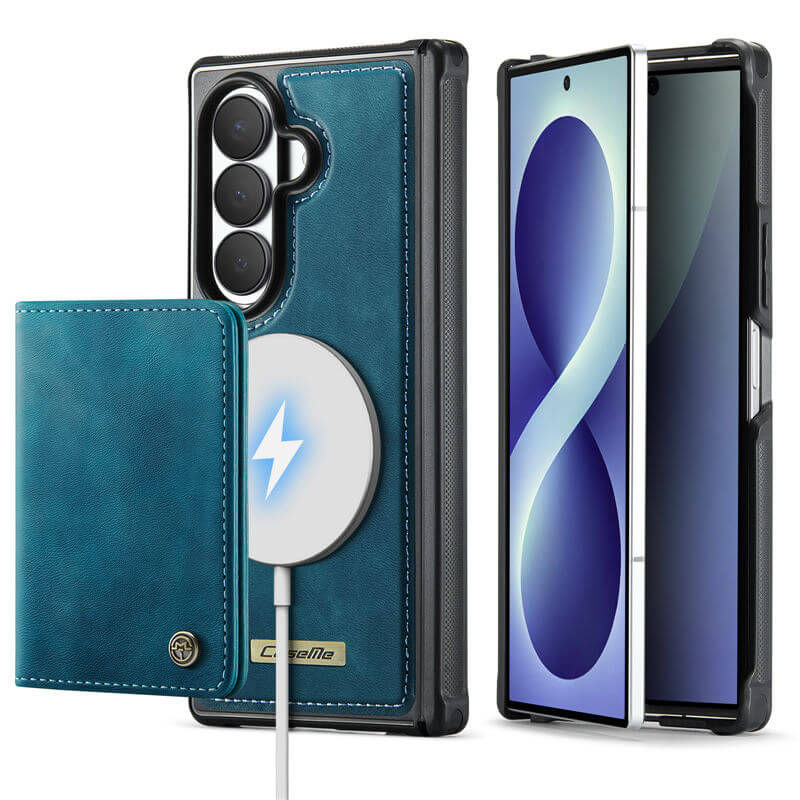 CaseMe Samsung Galaxy Z Fold8 Ultra Detachable Magnetic Wallet Case