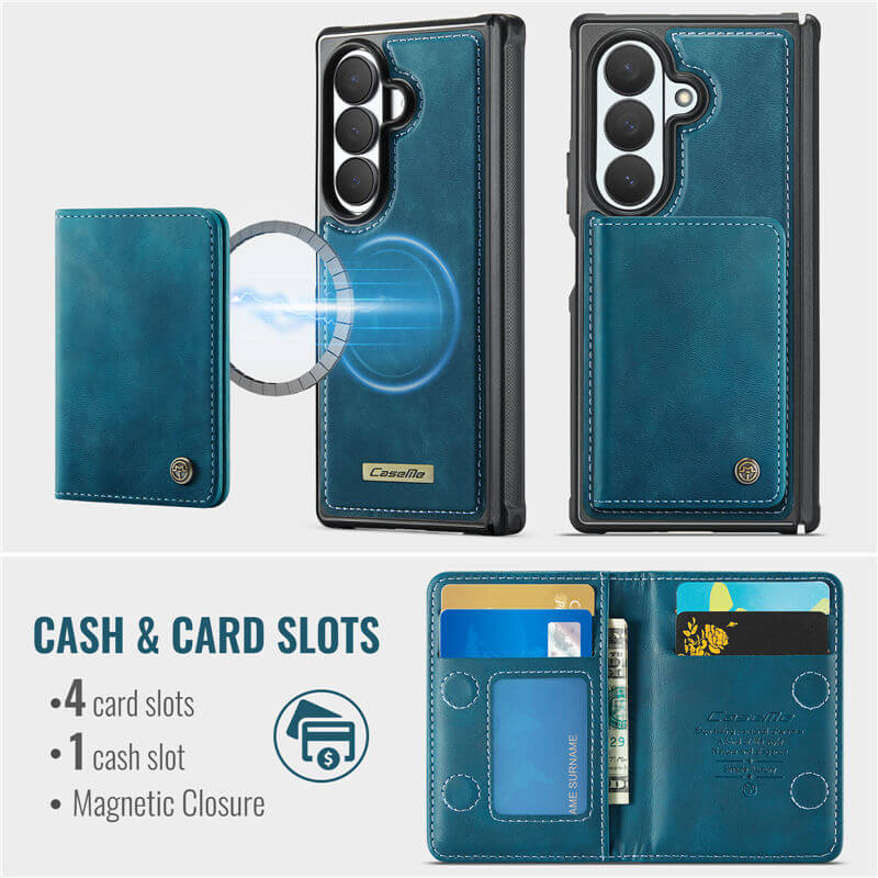 CaseMe Samsung Galaxy Z Fold8 Ultra Detachable Magnetic Wallet Case