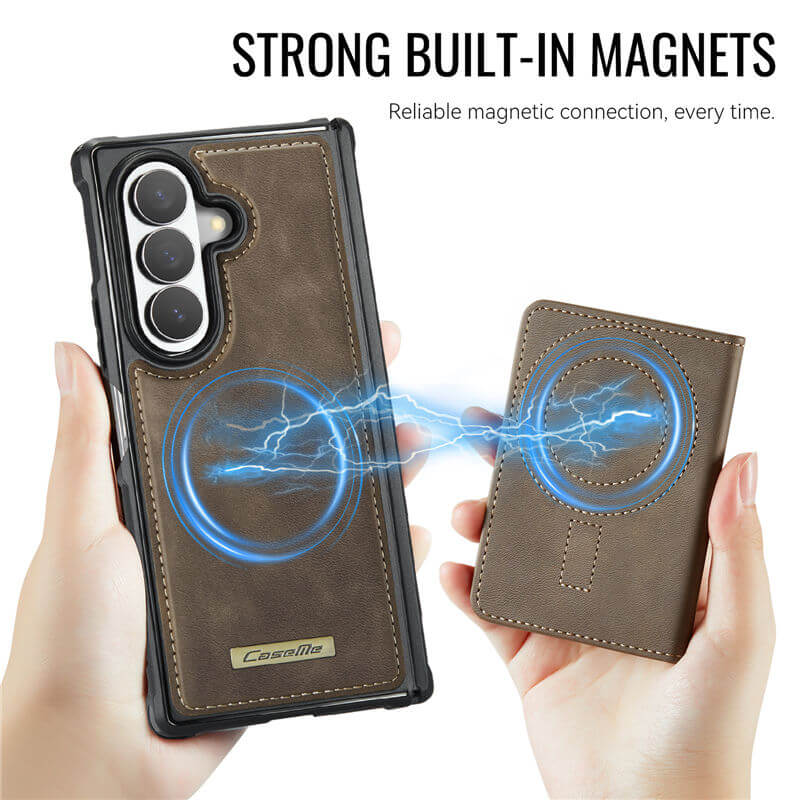 CaseMe Samsung Galaxy Z Fold8 Ultra Detachable Magnetic Wallet Case